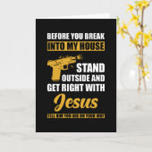 家に侵入する前に カード (黄色い花)