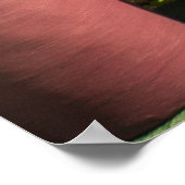 家に寄り掛かる自転車 ポスター (角)