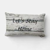 "家に居よう" ランバークッション (裏面)