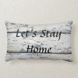 "家に居よう" ランバークッション