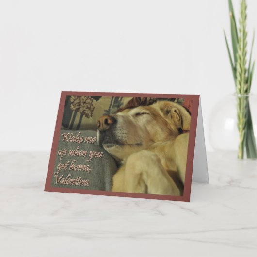 家に帰ったら起こしてくれバレンタインV.2 シーズンカード (正面)