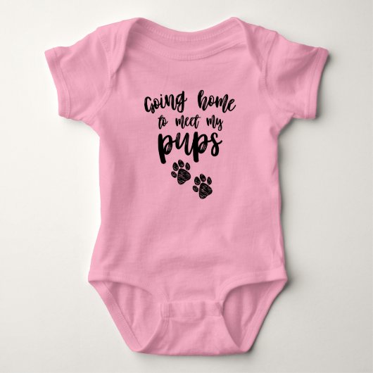 家に帰って私のUpsに会う,ホームベビーBab ベビーボディスーツ (正面)