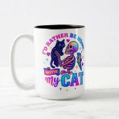 家に帰りたい.... ツートーンマグカップ (左)