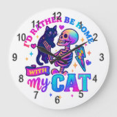 家に帰りたい.... ラージ壁時計 (正面)