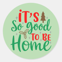 家に帰るのがとても良い ラウンドシール