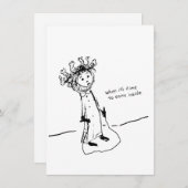 家に帰る時間 サンキューカード (正面/裏面)