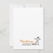 家に帰る時間 サンキューカード (裏面)