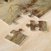 家に帰る雪の嵐に勇敢な先駆者 ジグソーパズル (側面)