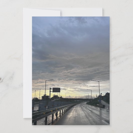 家に帰る 招待状 (正面)