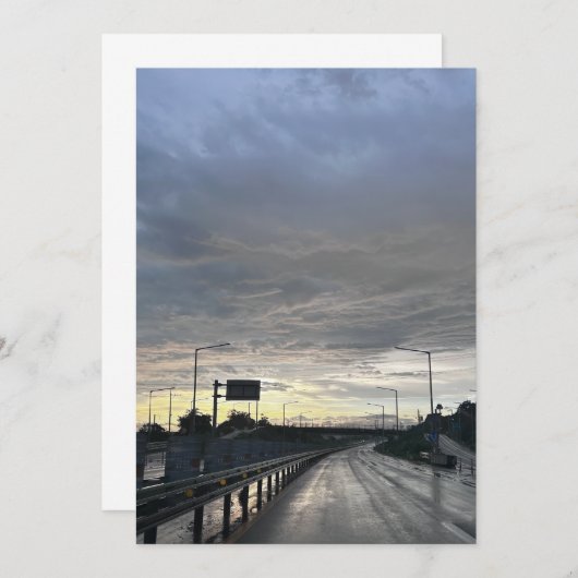 家に帰る 招待状 (正面/裏面)