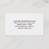 家に忘れられる 名刺 (裏面)