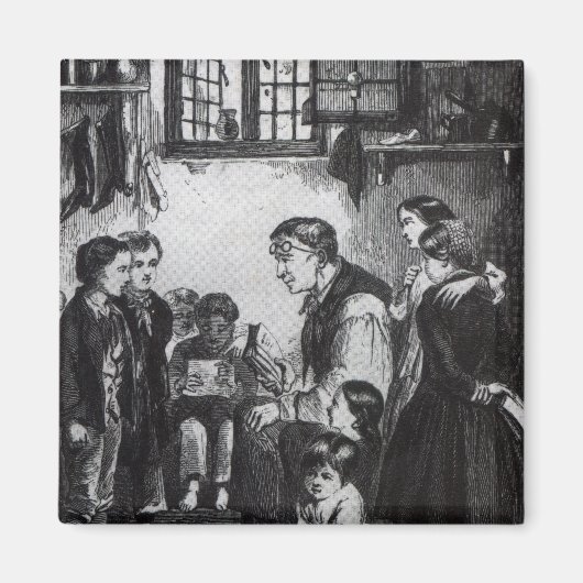 家に教え住むジョン・ポンドの子供 マグネット (正面)