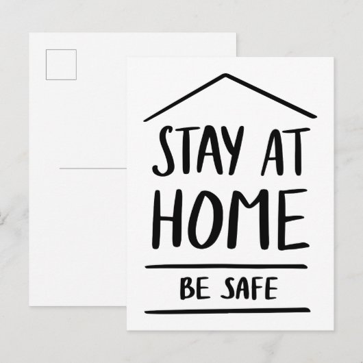 家に残る ポストカード (正面/裏面)