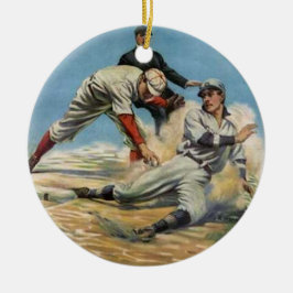 家に滑走 セラミックオーナメント