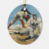 家に滑走 セラミックオーナメント (左)