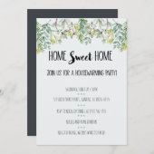 家に甘い家に水気が多い家の暖まること 招待状 (正面/裏面)