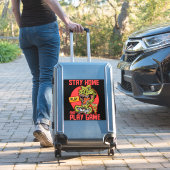 家に留まる遊ビデオゲーム恐竜シール シール (スーツケースインサイチュ)