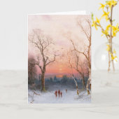 家に行くこと カード (黄色い花)