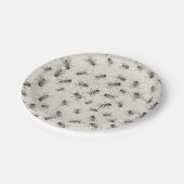 家のはえの無秩序 ペーパープレート (アングル)