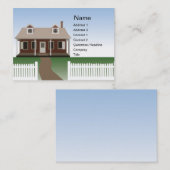 家のぽっちゃりした 名刺 (正面/裏面)