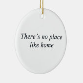 家のような場所がありません セラミックオーナメント (右)