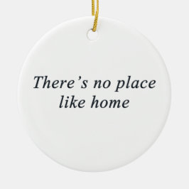 家のような場所がありません セラミックオーナメント