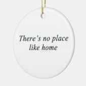 家のような場所がありません セラミックオーナメント (左)