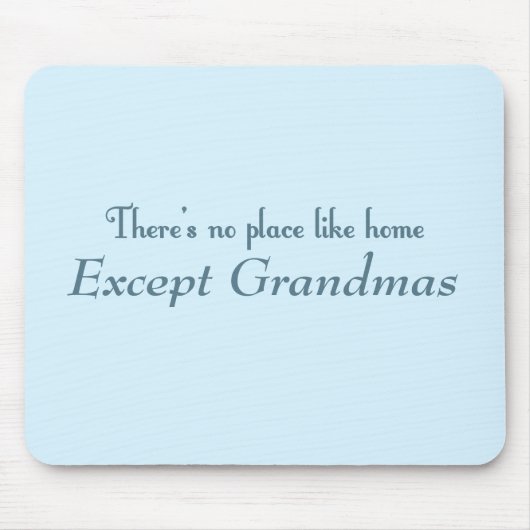 家のような場所がありません マウスパッド (正面)