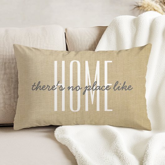 "家のような場所がない"ベージリンフェイクン アクセントクッション