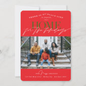 家のような場所はない休日の写真 シーズンカード (正面)