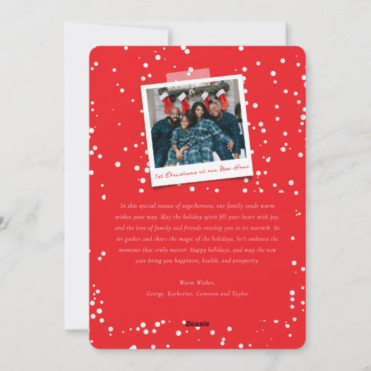 家のような場所はない休日の写真 シーズンカード (裏面)