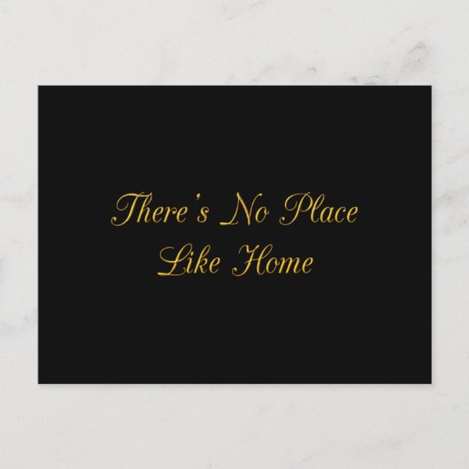 家のような場所はない引用文不動産ウェルコ ポストカード (正面)