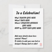 家のような場所はない 招待状 (裏面)