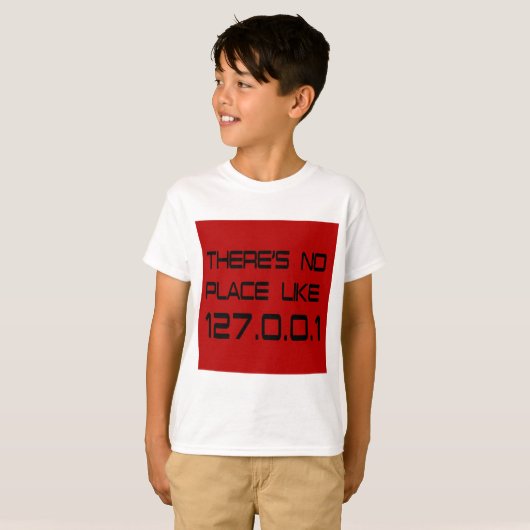 家のような場所はない Tシャツ (正面フル)