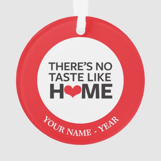 家のような好みがありません オーナメント (裏面)