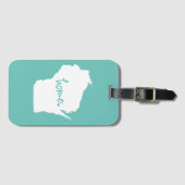 家のウィスコンシンのカスタム色 ラゲッジタグ (正面横)