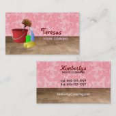 家のクリーニングの名刺 名刺 (正面/裏面)