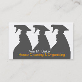 家のクリーニングの組織サービス 名刺