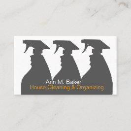 家のクリーニングの組織サービス 名刺