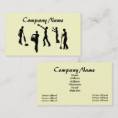 家のクリーニング及び女中のサービス業カード 名刺 (正面/裏面)