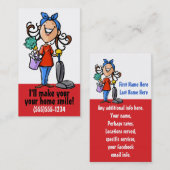 家のクリーニング。 よりきれいな昇進の名刺 名刺 (正面/裏面)