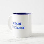 家のコーヒー・マグの人 ツートーンマグカップ (正面左)