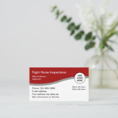 家のサービス業のロゴカード 名刺 (スタンド正面)