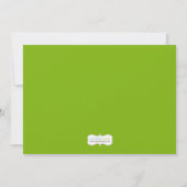 家のシャワーのブライダルシャワーのまわり 招待状 (裏面)