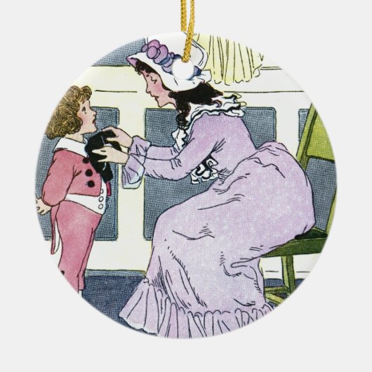 家のタイ セラミックオーナメント (正面)