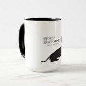 家のダックスフント"夕食"はコーヒー・マグを来ています マグカップ (正面左)