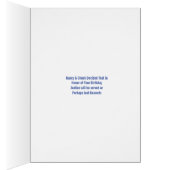 家のバースデー・カードの専門 (内側 (右))