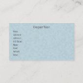 家のプロフィールカードの列 名刺 (裏面)