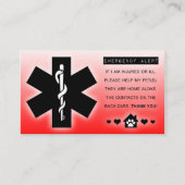 家のペットだけ 名刺 (正面)