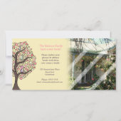 家のホーム通知のフォトカードを移動 案内状 (正面)